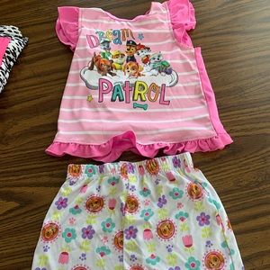 4t paw patrol pajamas